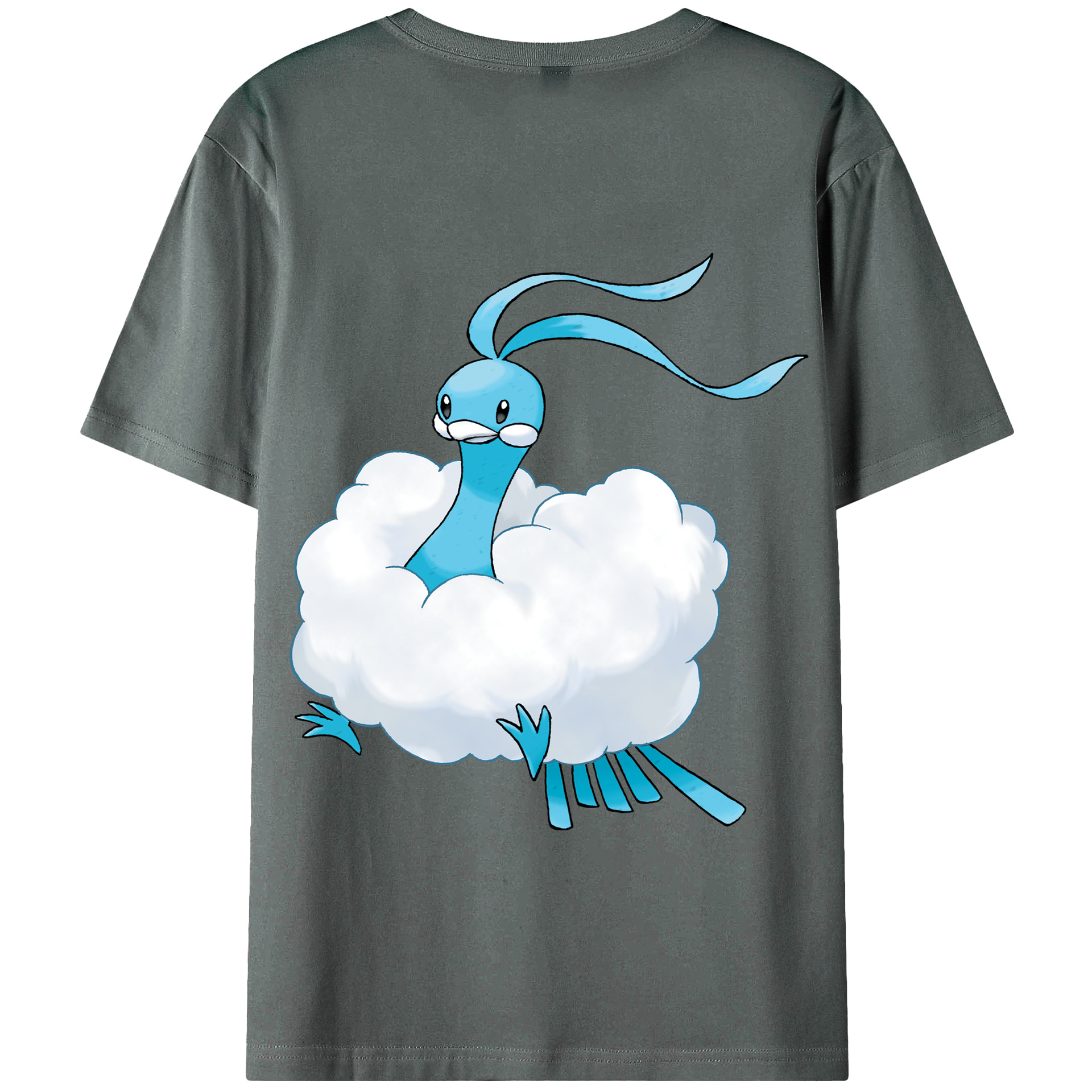 （画像用） ポケットモンスター Pokémon 綿100％半袖Tシャツ（背面プリント）